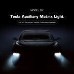 Tesla MODEL 3/Y Auxiliary Matrix Light Upgrade Fog Lamp Waterproof